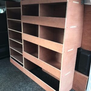 Citroen Berlingo Van Shelving Racking Plywood System Case Storage Unit Off Side