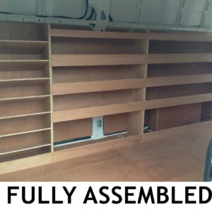 Fiat Ducato Van Shelving Racking XLWB L4 Plywood System Case Storage Unit