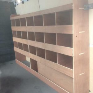 Mercedes Sprinter Van Shelving Racking MWB L2 Plywood System Tool Storage Unit