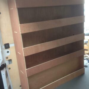 Mercedes Sprinter Van Shelving Racking SWB Plywood System Tool Storage Unit NS