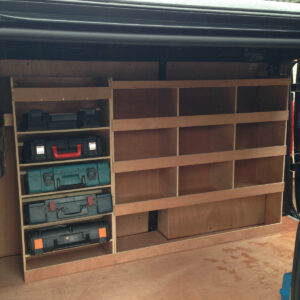 Nissan Primastar Van Shelving Racking Plywood System Case Storage Unit