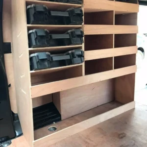 Peugeot Expert Van Shelving Racking L3 LWB Plywood System Case Storage Unit