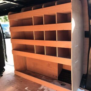 Peugeot Expert Van Shelving Racking L3 LWB Plywood System Tool Storage Unit