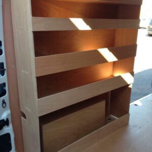 Renault Master Van Shelving Racking MWB Plywood System Tool Storage Unit NS.