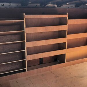 Renault Trafic LWB Plywood Van Shelving Racking System Case Storage Unit Traffic