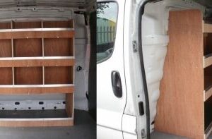 Renault Trafic Traffic Van Shelving Racking Plywood System Tool Storage Unit