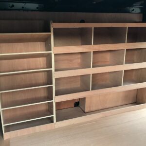 Renault Trafic Van Shelving Racking L1 SWB Plywood System Case Storage Unit