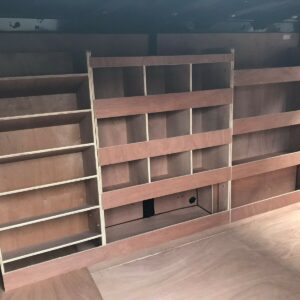 Renault Trafic Van Shelving Racking LWB Plywood System Case Storage Unit Traffic