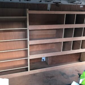 Renault Trafic Van Shelving Racking SWB Plywood System Case Storage Unit Traffic