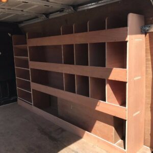 VW Transporter Van Shelving Racking SWB Plywood System Case Storage Unit