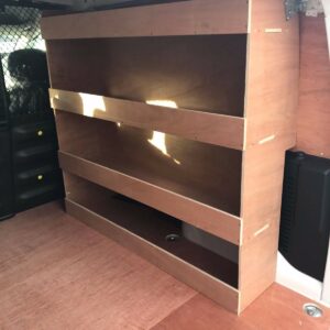 Vauxhall Combo SWB L1 Plywood Van Shelving Racking System Tool Storage Unit