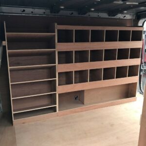 Vauxhall Vivaro SWB L1 Plywood Van Shelving Racking System Tool Storage Unit Div 2001 - 2014