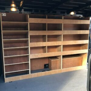 Volkswagon Crafter Van Shelving Racking SWB Plywood System Case Storage Unit