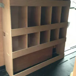 2023 New Shape Ford Transit Custom Van Shelving Racking LWB Plywood Storage Unit
