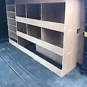 Ford Transit Custom Van Shelving Racking SWB Plywood System Case Storage Unit