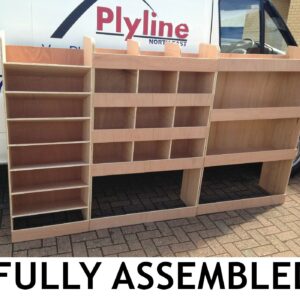 Mercedes Sprinter Van Shelving Racking MWB L2 Plywood System Case Storage Unit