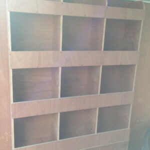 Peugeot Boxer Wheel Arch Van Shelving Racking Plywood System Tool Storage Unit