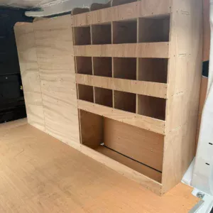 Peugeot Expert L2 MWB Van Shelving Racking Plywood System Case Storage Unit