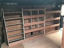VW Transporter Van Shelving Racking LWB T5 T6 Plywood System Case Storage OS