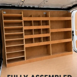 Renault Master Van Shelving Racking MWB L2 Plywood System Case Storage Unit