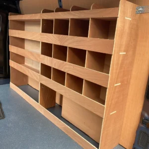 Nissan Interstar MWB 2025 Van Shelving Racking MWB Plywood Drivers & Passenger Side - Image 3