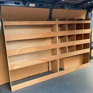 Renault Master Van Shelving Racking MWB L2 Plywood System Tool Storage Unit - Image 1