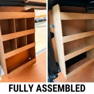 Peugeot Expert Van Shelving Racking L2 MWB 2016-2025 Drivers & Passenger Side