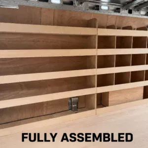 Nissan Interstar LWB  Van Shelving Racking LWB L3 Shelving Racking L3 LWB Plywood System Tool Storage Unit OS