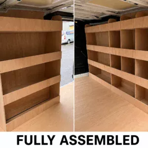 Ford Transit Custom Van Shelving Racking SWB Plywood Drivers & Passenger Side