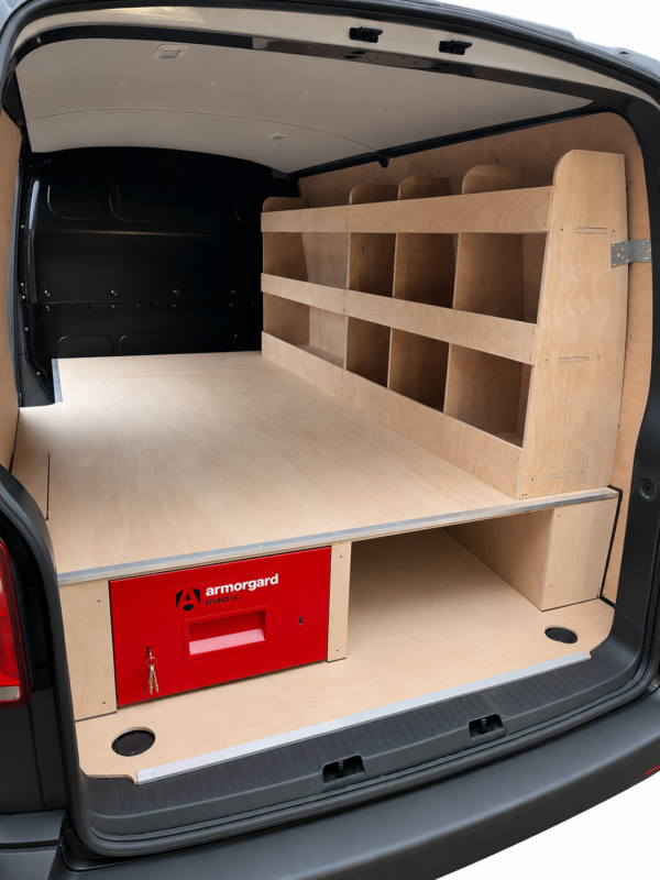 Raised floor example Raised Floor & Full Drivers Side Racking Package